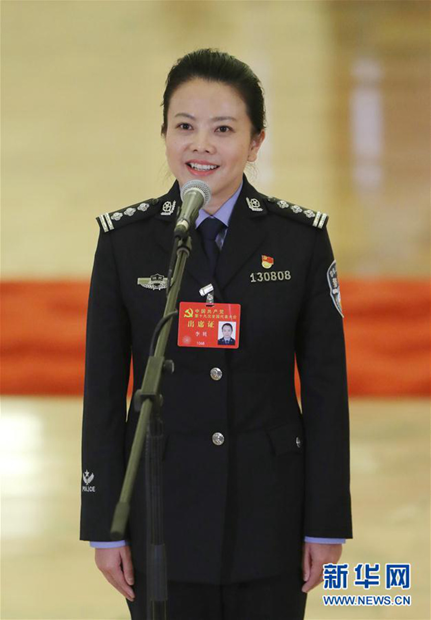 圖：李貝代表接受採訪