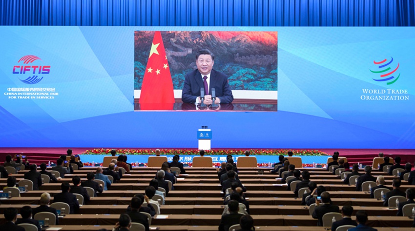 9��4�գ�������ϯϰ��ƽ��2020���й����ʷ���ó�׽��׻�ȫ�����ó�׷�����´ǡ��»������ ���� ��
