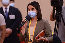 中阿衛視記者提問