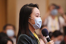 中国教育电视台记者提问