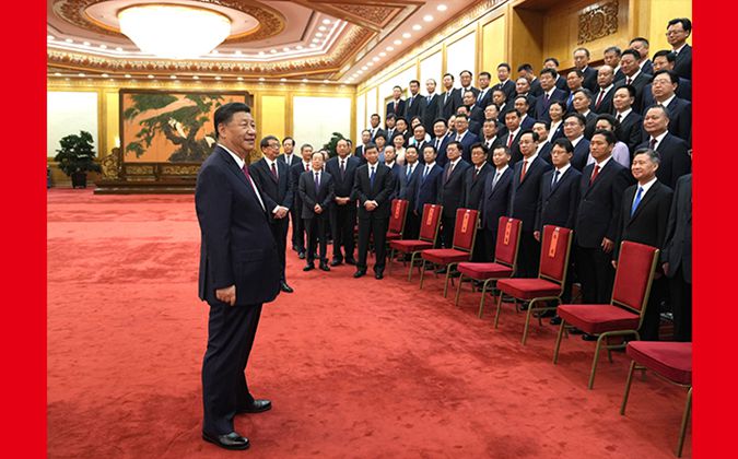 習近平會見全國優秀縣委書記