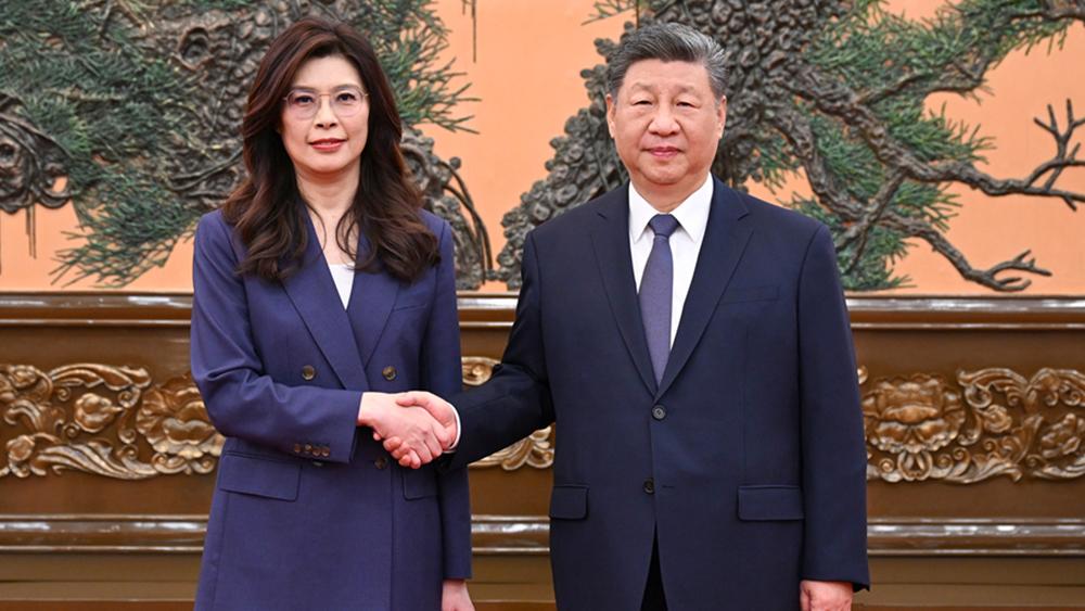 習近平總書記會見中國國民黨主席鄭麗文