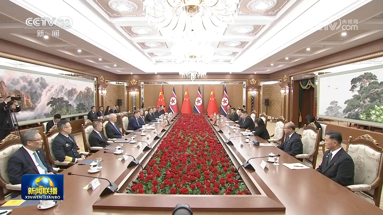 习近平同金正恩举行会谈