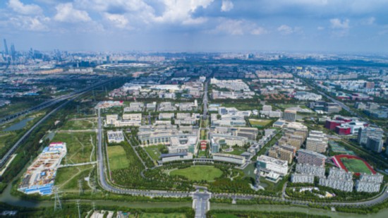 航拍上海科技大学。上海科技大学供图